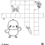 April Flower Crossword Inside Easter Flower Crossword Puzzles