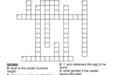 Easter Bunny Crossword - Wordmint throughout Easter Sign Crossword Puzzles Clue