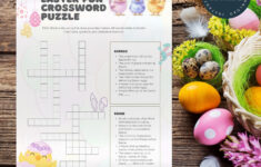 Easter Crossword Puzzle | Easter Printable inside 40 Days After Easter Crossword Puzzles