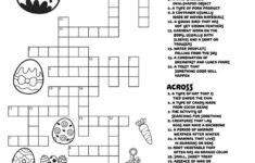 Easter Crossword Puzzle inside Kids Easter Crossword Puzzles