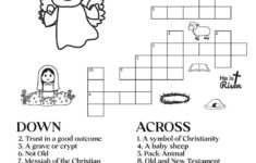 Easter Crossword Puzzle pertaining to Easter Symbol Crossword Puzzles Clue