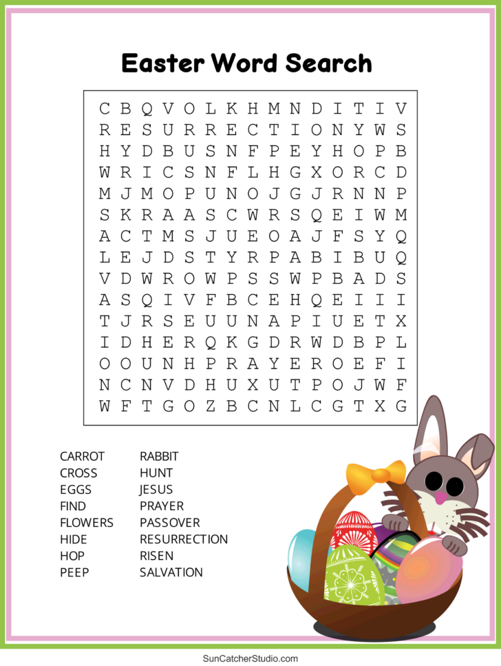 Easter Crossword Puzzles Ks2