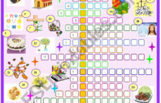 Easter:crossword Puzzle - Esl Worksheetspied-D-Aignel within Easter Crossword Puzzles Printable Worksheets