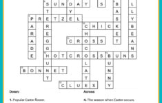 Free Easter Crossword Puzzle Printable - 2 Versions &amp; Answer Key with regard to Easter Sunday Crossword Puzzles