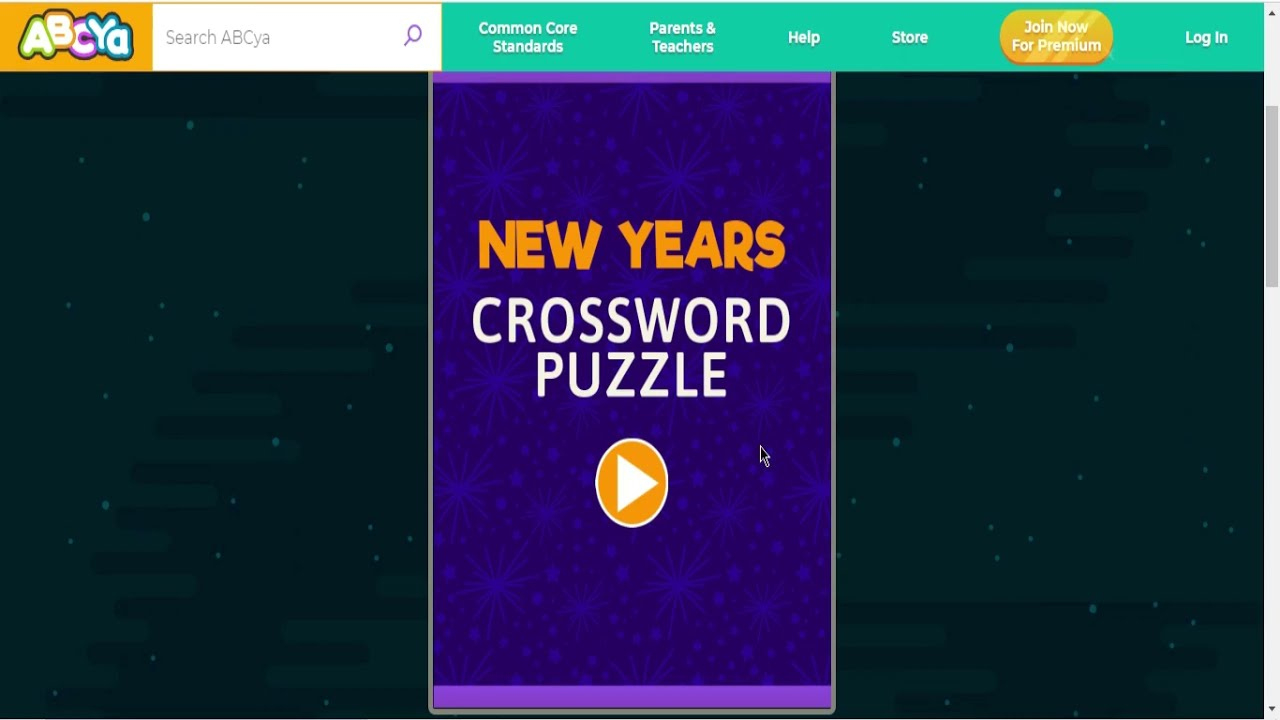 New Years Word Search And Crossword | Abcya - Youtube inside Abcya Easter Crossword Puzzles Answers
