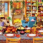 1000 Piece Jigsaw Puzzle   Thanksgiving Day (2000Pz) – White Intended For White Mountain Thanksgiving Puzzle