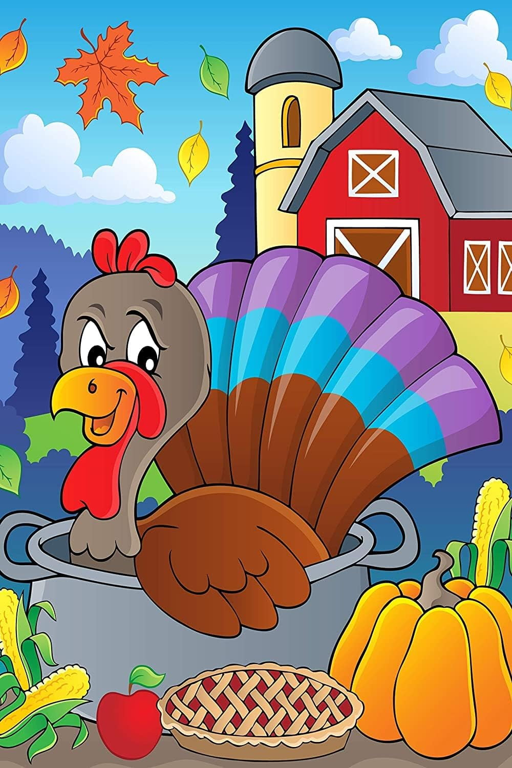 300 Pieces Jigsaw Puzzle-Happy Thanksgiving Home-Adult Puzzles within Thanksgiving Puzzles 300 Pieces