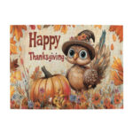 500 Pcs 500 Piece Puzzle For Adults Pumpkin And Cute Turkey Happy Intended For Thanksgiving Puzzle 500 Piece