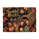 500 Pcs Thankful Blessed Slogan Harvest Fruits Puzzles For Adults With Regard To Thanksgiving Puzzles 500 Pieces