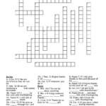 A Thankful Church Crossword   Wordmint With Regard To Christian Thanksgiving Crossword Puzzles Printable