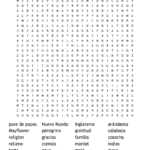 El Dia De Accion De Gracias Crossword   Wordmint In Spanish Thanksgiving Crossword Puzzle Answers