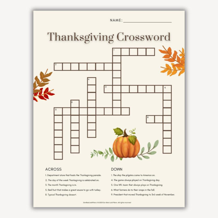 Puzzle Thanksgiving