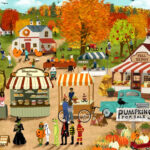 Fall Festivalabby Jacobs 1000 Piece Jigsaw Puzzle   Asterisk Jigsaw  Puzzles With Regard To Thanksgiving Jigsaw Puzzles