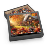 Fall Season Thanksgiving Dinner Puzzle, Autumn Afternoon Puzzle In Thanksgiving Puzzle 500 Pieces