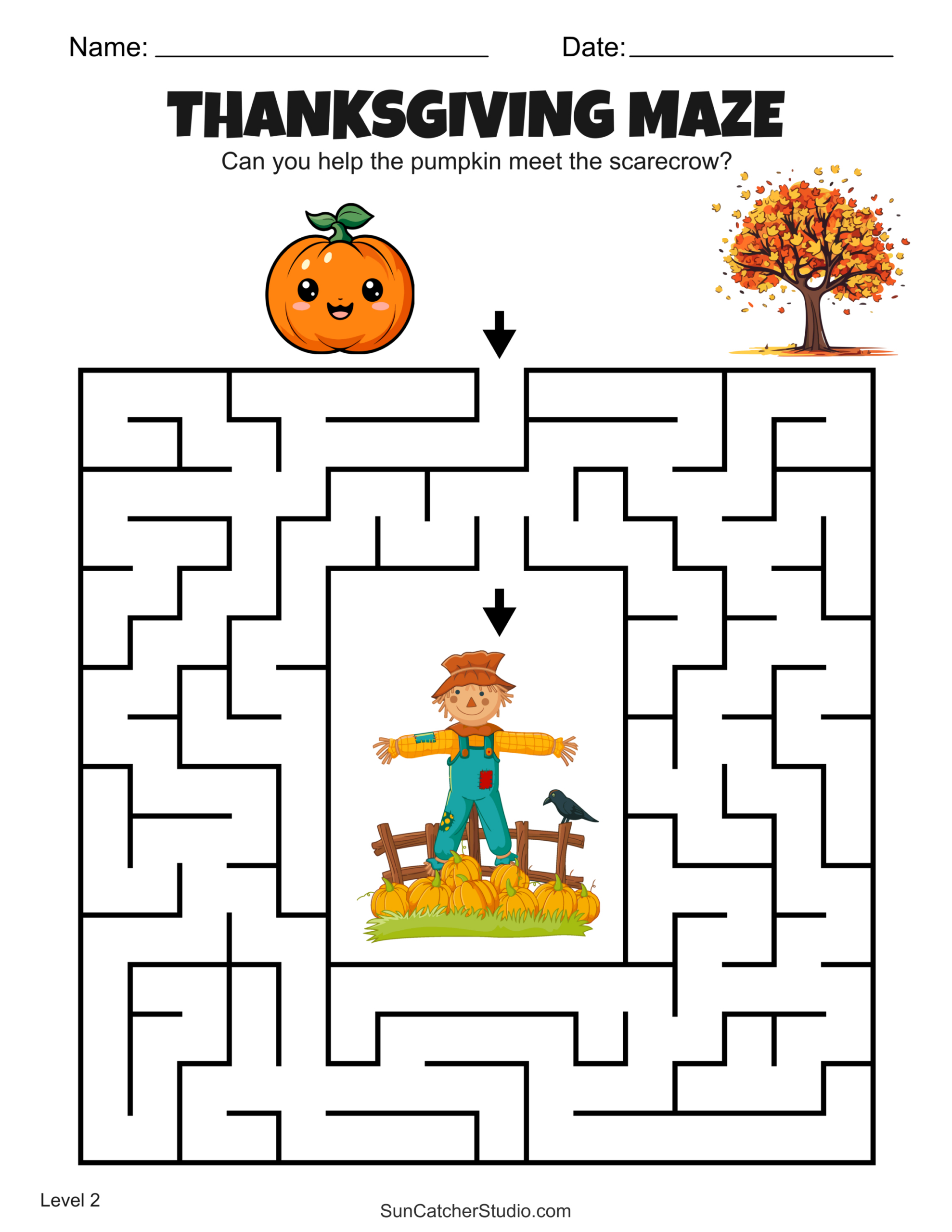 Free Printable Thanksgiving Maze Worksheets And Puzzles – Free throughout Thanksgiving Maze Puzzles