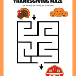Free Printable Thanksgiving Maze Worksheets And Puzzles – Free With Thanksgiving Maze Puzzles
