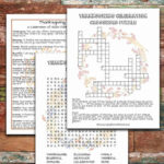 Free Printable Thanksgiving Puzzles Focused On God'S Faithfulness In Christian Thanksgiving Crossword Puzzles Printable
