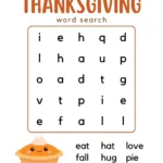 Free Printable Thanksgiving Word Search For Kids Within Thanksgiving Puzzles For Kids Printable