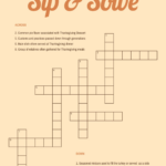 Free Thanksgiving Mini Crossword Puzzle Template To Edit Online Pertaining To Free Online Thanksgiving Puzzles
