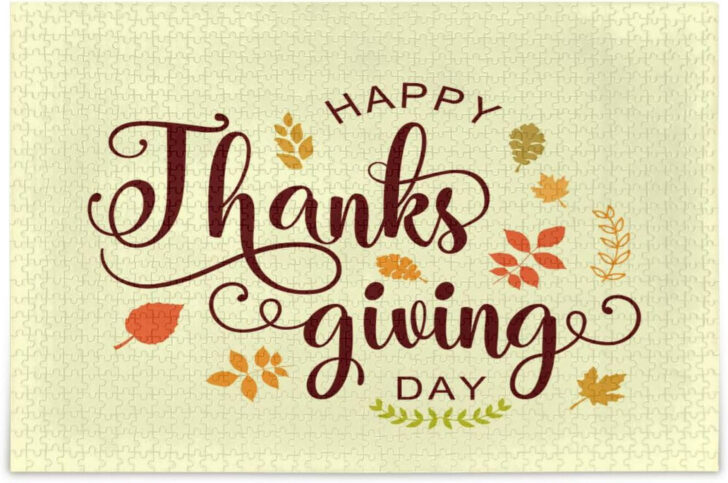Thanksgiving Jigsaw Puzzles 500 Pieces