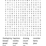 Giving Thanks Word Search   Wordmint Inside Christian Thanksgiving Puzzles