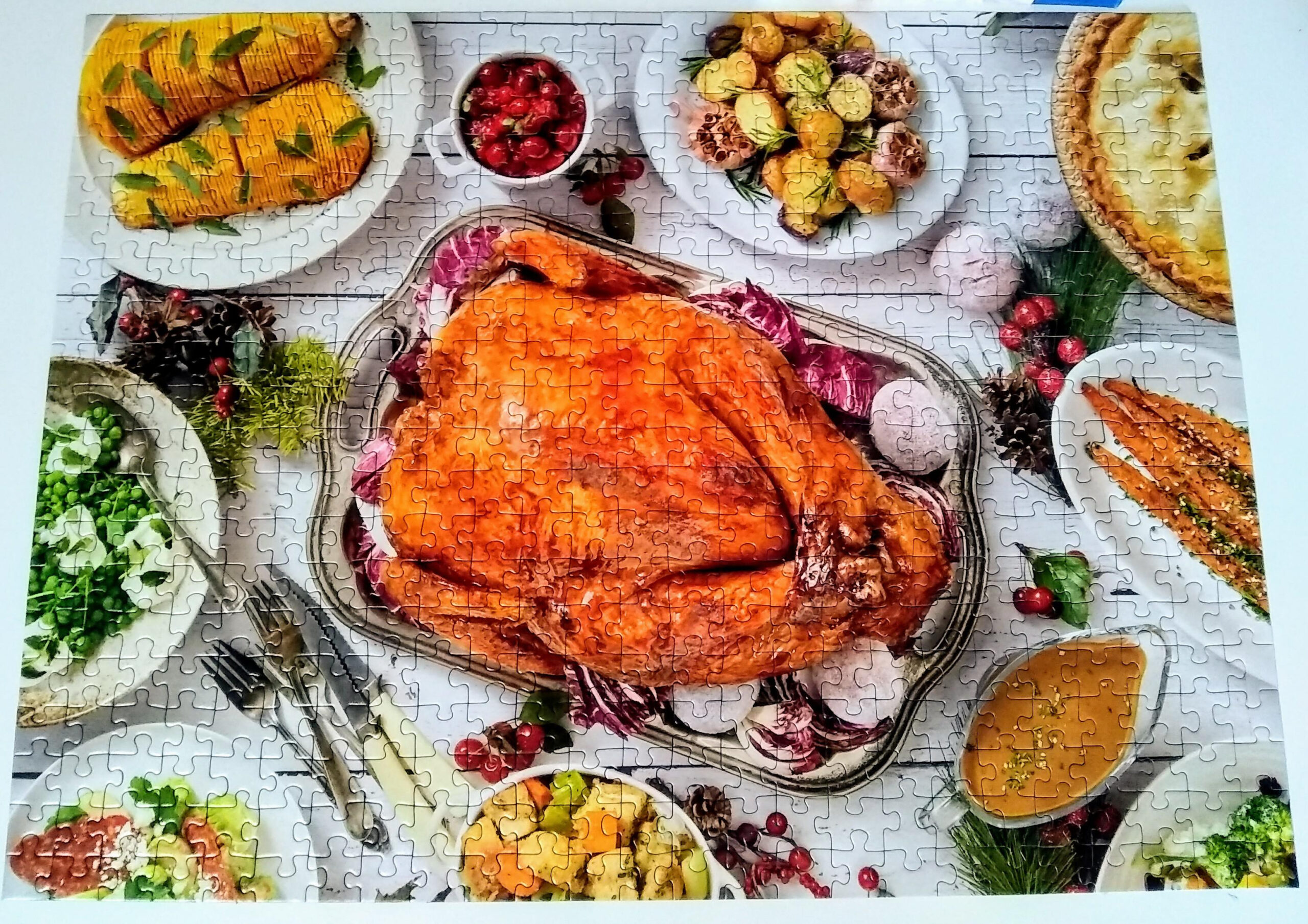 Happy Thanksgiving, Fellow Puzzlers! Ravensburger, Autumn Feast regarding Ravensburger Thanksgiving Puzzle