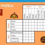 New Thanksgiving Lessons & Templates Within Logic Puzzle Thanksgiving