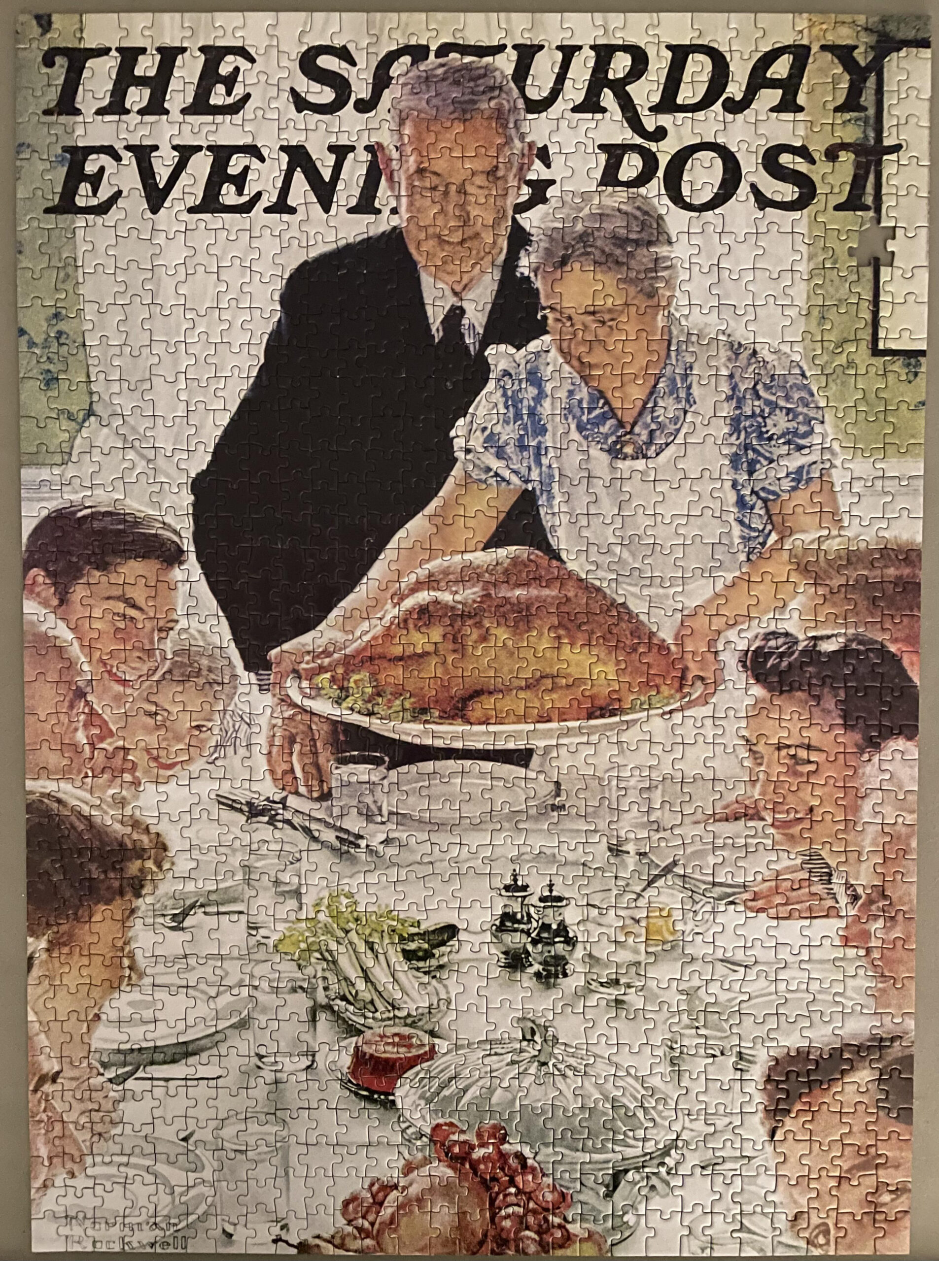Norman Rockwell: Freedom From Want, Master Pieces - 1000 Pieces intended for Norman Rockwell Thanksgiving Puzzle