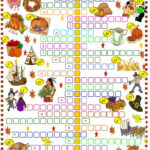 Printable Crossword Puzzles For Thanksgiving With Happy Thanksgiving Crossword Puzzles Answers