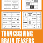 Thanksgiving Brain Teasers Printable In Free Printable Thanksgiving Rebus Puzzles