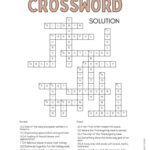 Thanksgiving Crossword Puzzle   Cute & Free Printable | Saturdaygift Intended For Free Printable Thanksgiving Crossword Puzzle