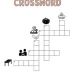 Thanksgiving Crossword Puzzle   Cute & Free Printable | Saturdaygift With Regard To Easy Thanksgiving Crossword Puzzles