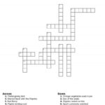 Thanksgiving Crossword Puzzle Free Printable For Kids Or Adults Inside Thanksgiving Word Crossword Puzzle