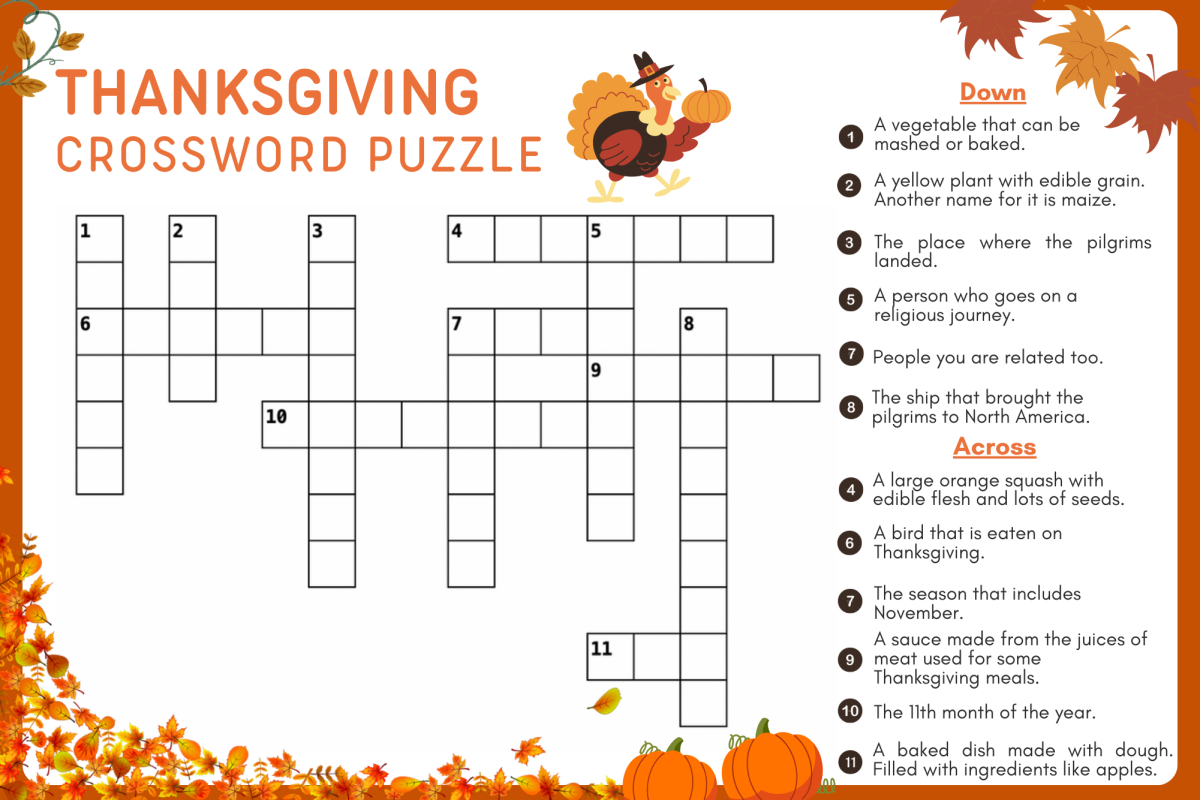 Thanksgiving Crossword Puzzle – Sword &amp;amp; Shield inside Printable Thanksgiving Crossword Puzzles