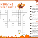 Thanksgiving Crossword Puzzle – Sword & Shield Pertaining To Thanksgiving Crossword Puzzles