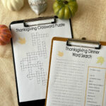 Thanksgiving Crossword Puzzle & Thanksgiving Word Search (Free Within Thanksgiving Clue Search Puzzle Answers