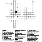Thanksgiving Crossword Puzzle   Wordmint With Regard To The First Thanksgiving Crossword Puzzle
