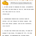 Thanksgiving Cryptograms Throughout Thanksgiving Secret Message Puzzle Answer Key