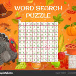 Thanksgiving Feiertag Wortsuche Puzzle Spiel Arbeitsblatt Kinder With Regard To Thanksgiving Quiz Puzzle