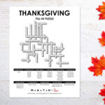 Thanksgiving Fill In Word Puzzle | Math = Love For Calculus Ab Thanksgiving Puzzle Answers