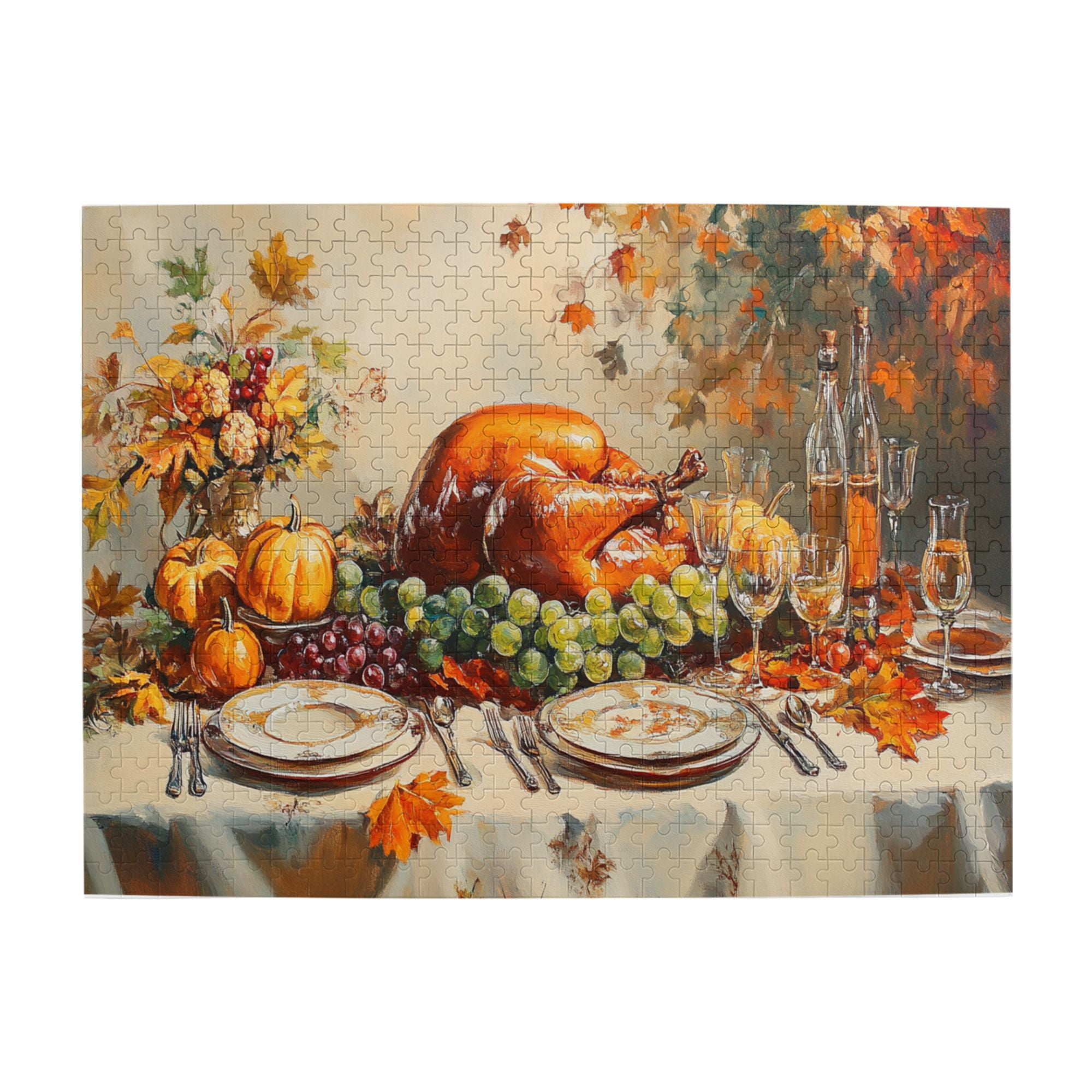 Thanksgiving Jigsaw Puzzle in Thanksgiving Puzzle 500 Pieces