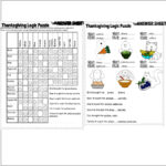 Thanksgiving Logic Puzzle Critical Thinking Skills Graph Visuals Within Thanksgiving Logic Puzzle Printables