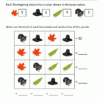 Thanksgiving Math Puzzles Throughout Free Thanksgiving Math Puzzles