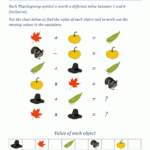 Thanksgiving Math Puzzles With Regard To Free Thanksgiving Math Puzzles
