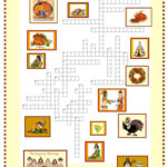Thanksgiving : New Crossword Puzzle…: English Esl Worksheets Pdf & Doc Throughout Esl Thanksgiving Crossword Puzzle