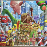 Thanksgiving Parade  White Mountain  1000 Pieces : R/Jigsawpuzzles For White Mountain Thanksgiving Puzzle