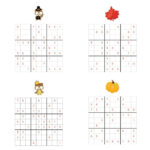 Thanksgiving Sudoku   {Free Printable}   Kids Activity Zone Throughout Thanksgiving Sudoku Puzzle