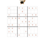 Thanksgiving Sudoku   {Free Printable}   Kids Activity Zone With Thanksgiving Sudoku Puzzle Answers