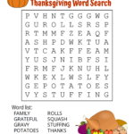 Thanksgiving Word Search (Free Printable Puzzles) – Free For Thanksgiving Puzzles And Games