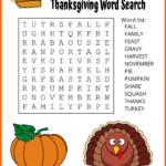 Thanksgiving Word Search (Free Printable Puzzles) – Free In Thanksgiving Hidden Picture Puzzles Printables